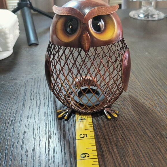 MCM Style Copper Owl Bank, a fun way to display your love for Owls. - Picture 8 of 8